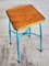 Vintage Industrial Style Metal Stool, France, 1950s, Image 3