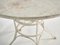 Antique Round White Marble Table, 1920s 4