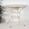 Antique Round White Marble Table, 1920s 1