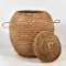 Wicker Basket with Lid, 1930s 5