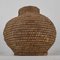 Large Antique Round Wicker Basket, 1930s 2