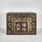 Antique Trunk with a Illustrated Magpies, China, 1900s, Image 2