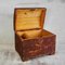 Small Antique Brown Wood Chest, 1900s, Image 2