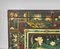 Antiker Holzkoffer mit floralen Illustrationen, China, 1900er 3