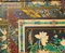 Baúl antiguo de madera con ilustraciones florales, China, década de 1900, Imagen 4