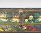 Antique Wooden Trunk with Floral Illustrations, China, 1900s 5