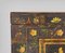 Antique Chinese Trunk Illustrated with Lotus Flowers, 1900s 3