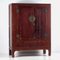 Armoire Rouge Bordeaux Antique, 1900s 1