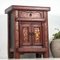 Antique Ruby Red Bedside Table, 1870s, Image 2
