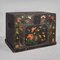 Antique Chinese Opera Trunk with Floral Illustrations, 1900s 1