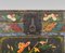Antike chinesische Opernkiste mit floralen Illustrationen, 1900er 4