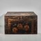 Chinese Wooden Chest with Floral Illustrations, 1900s 2