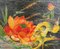 Baúl de ópera chino con flor de loto ilustrada, década de 1900, Imagen 5
