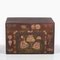 Antique Chinese Trunk with Illustrations of Flowers and Vases, 1900s 10