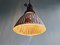 Lampes à Suspension Industrielles en Verre Mercure, France, 1930s, Set de 3 14