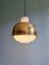 Pendant Lamp in Opaline and Brasss from Glasshütte Limburg, 1970s, Image 6