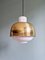 Pendant Lamp in Opaline and Brasss from Glasshütte Limburg, 1970s 15