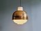 Pendant Lamp in Opaline and Brasss from Glasshütte Limburg, 1970s, Image 16