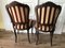 19th Century Black Side Chairs, Set of 2 2