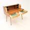 Italienischer Vintage Schreibtisch aus Nussholz & Satiniertem Holz, 1950er 2