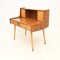Italienischer Vintage Schreibtisch aus Nussholz & Satiniertem Holz, 1950er 5