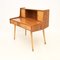 Vintage Italian Walnut and Satin Wood Desk, 1950s 5