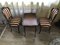 19th Century Louis Philippe Table and Chairs Set, Set of 3 7