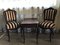 19th Century Louis Philippe Table and Chairs Set, Set of 3 2