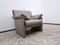 Gray Leather Armchair from de Sede 2
