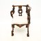 Carved Walnut Corner Chair, 1790s, Image 5