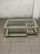 Glass and Brass Coffee Table, 1970s, Image 6
