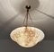 Art Deco Pendant Light in Glass, 1930s, Image 4