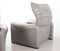 Set of Grey Leather Maralunga Lounge Chairs by Vico Magistretti for Cassina, 1970s 11