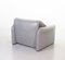 Grey Leather Maralunga Lounge Chairs by Vico Magistretti for Cassina, 1970s, Set of 2, Image 9