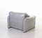 Set of Grey Leather Maralunga Lounge Chairs by Vico Magistretti for Cassina, 1970s 9