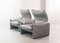 Grey Leather Maralunga Lounge Chairs by Vico Magistretti for Cassina, 1970s, Set of 2, Image 5