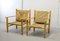 Sisal Rope & Beech Armchairs in the style of Charlotte Perriand, 1960s, Set of 2 5