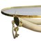 Faux Tusk and Gilt Bronze Coffee Table from Italo Valenti, 1970s, Image 2