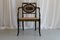 19th Century English Regency Black and Gold Armchair 1