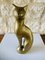 Vintage Brass Siamese Cat Sculpture 2