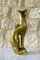 Vintage Brass Siamese Cat Sculpture 9