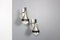 Vintage Wall Lights in Metal and Opaline from Stilux Milano, 1970, Set of 2 3