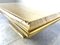 Vintage Travertine and Brass Coffee Table from Fedam, 1970s, Image 4