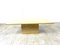 Vintage Travertine and Brass Coffee Table from Fedam, 1970s, Image 9