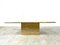 Vintage Travertine and Brass Coffee Table from Fedam, 1970s 8