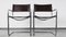 Vintage Chairs with Brown Saddle Leather, 1980s, Set of 2, Image 14