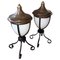 Large Lanterns from the Middlesex Hospital, 1930s, Set of 2 2