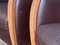 Vintage Brown Leather Club Chairs, 1970s, Set of 2 6