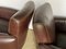 Vintage Brown Leather Club Chairs, 1970s, Set of 2, Image 10