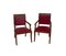 Directoire Style Armchairs in Cherry Wood, 1990s, Set of 2 1